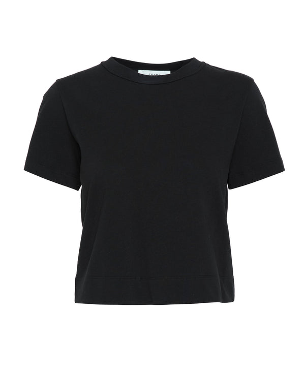FRAME The Boxy Tee in Black