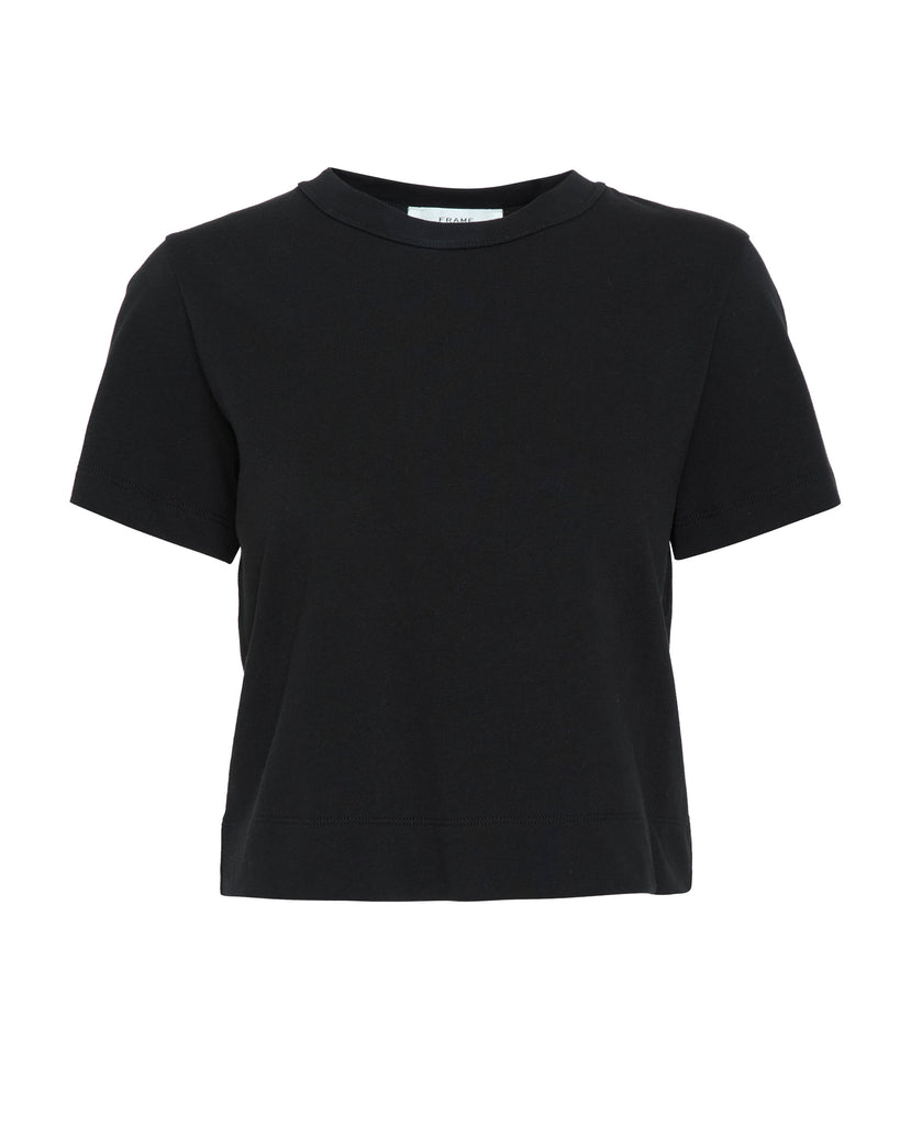 FRAME The Boxy Tee in Black
