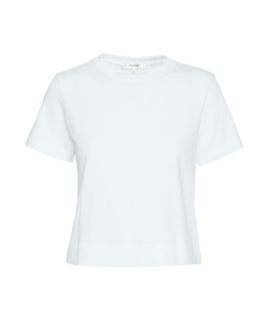 FRAME The Boxy Tee in White
