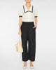 The Polka Dot Sailor Blouse in Cream Multi