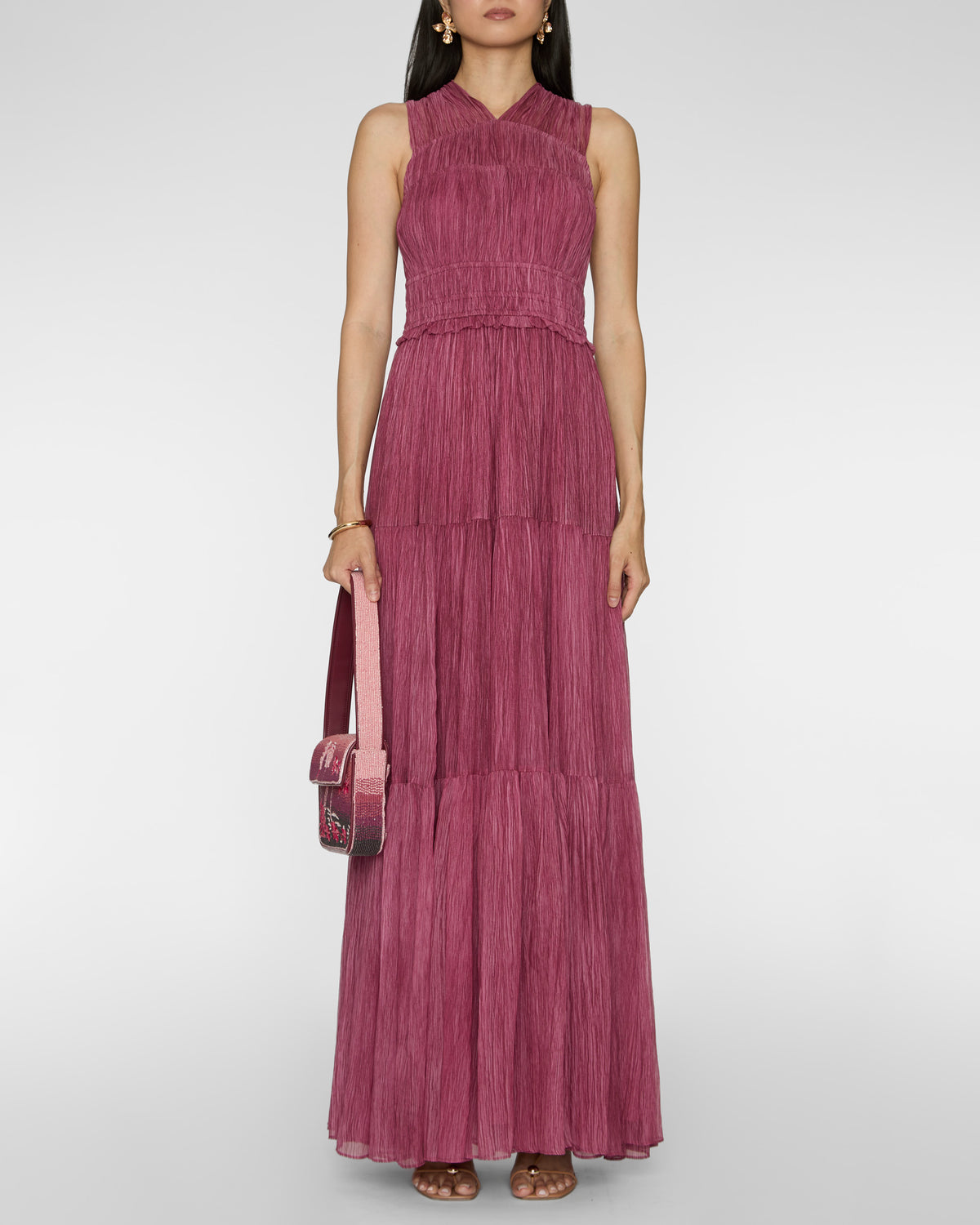 Ulla Johnson Freesia Silk Chiffon Gown - Amaranthus 2 Ulla Johnson Freesia Silk Chiffon Gown - Amaranthus 2