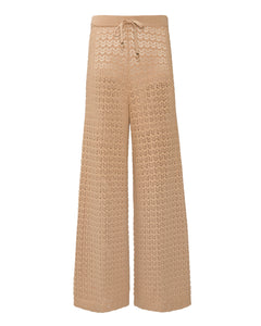 Gaelle Pointelle Knit Pant