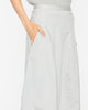 Garment Dyed Silky Cotton Asymmetrical Balloon Skirt