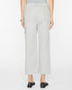 Garment Dyed Silky Cotton Cropped Slouchy Cargo Jeans