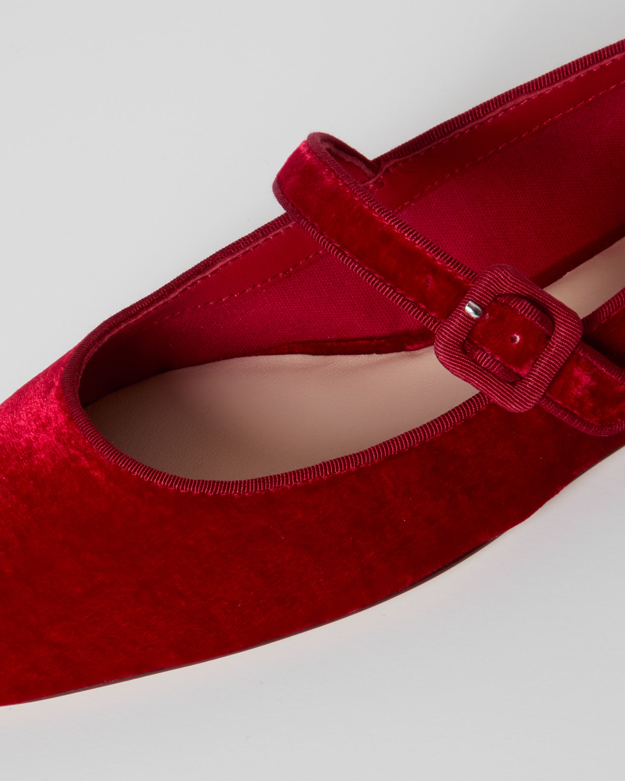 LOEFFLER RANDALL Ginger Mary Jane Flat in Red– Capsule Shop