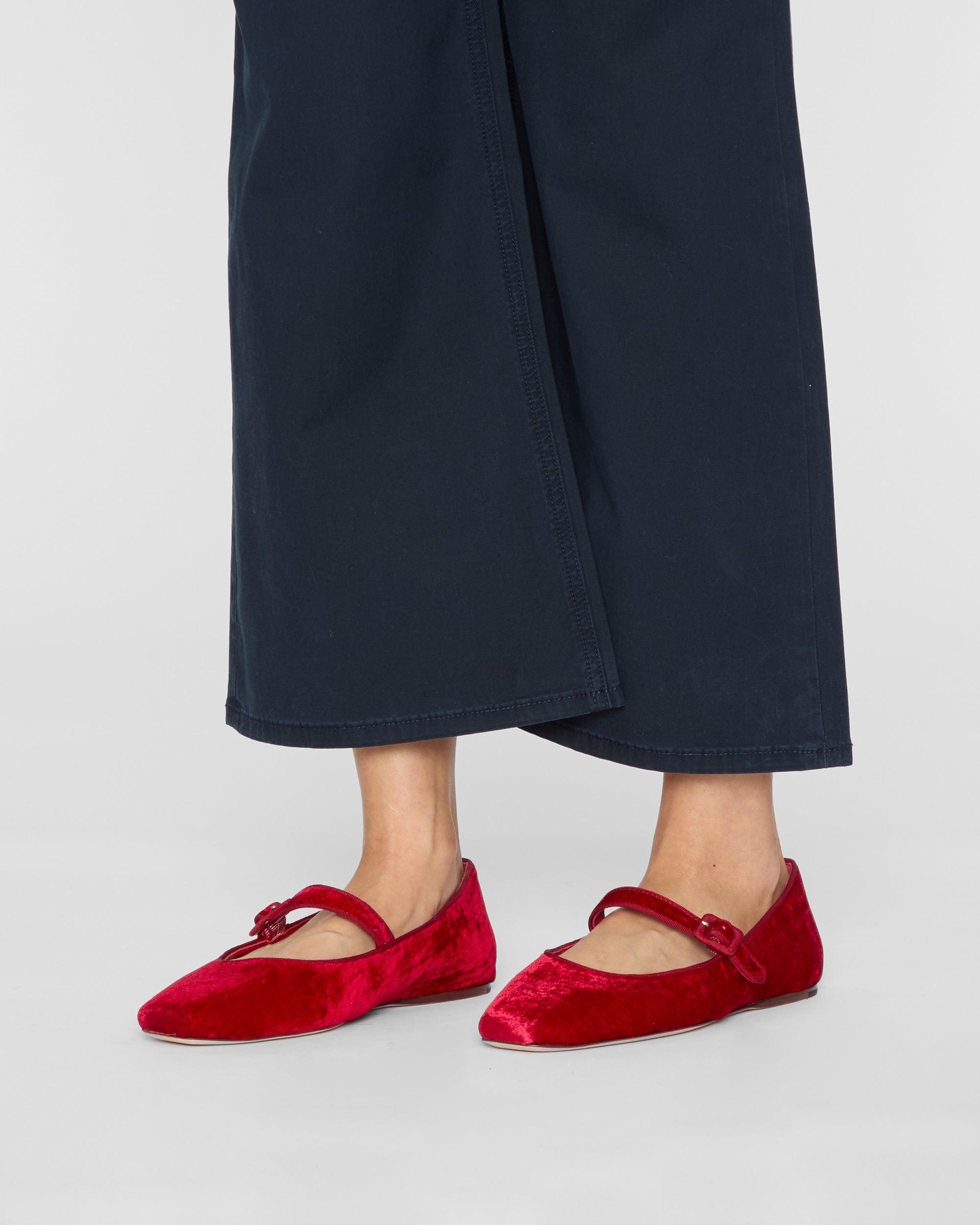 LOEFFLER RANDALL Ginger Mary Jane Flat in Red– Capsule Shop