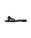 Hadley Leather Bow Flat Sandal - 20% Editor's Picks