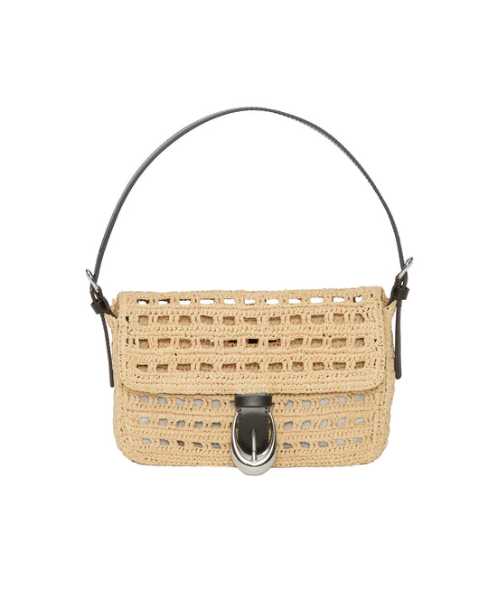 Harlow Bag in Raffia Crochet