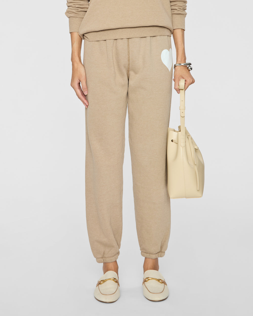 SPRWMN Heart Sweatpant in Latte