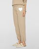 Heart Sweatpant in Latte