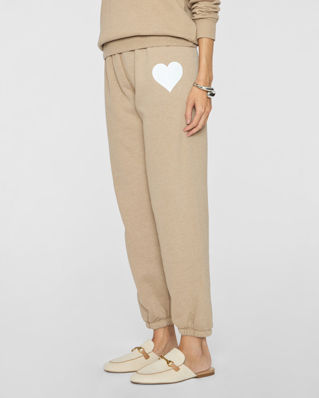 SPRWMN Heart Sweatpant in Latte