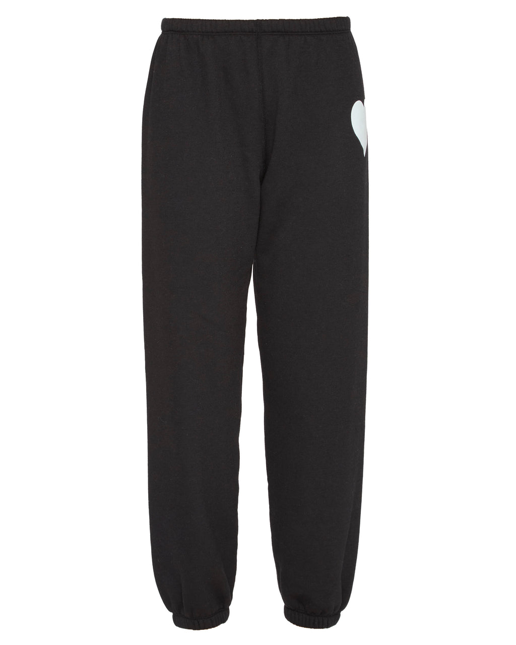 SPRWMN Heart Sweatpants in Black/White