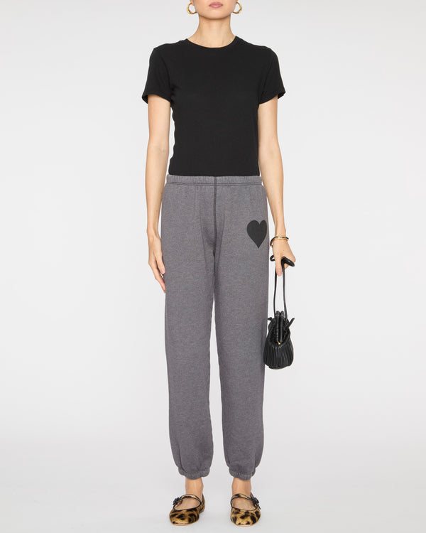 SPRWMN Heart Sweatpants in Charcoal