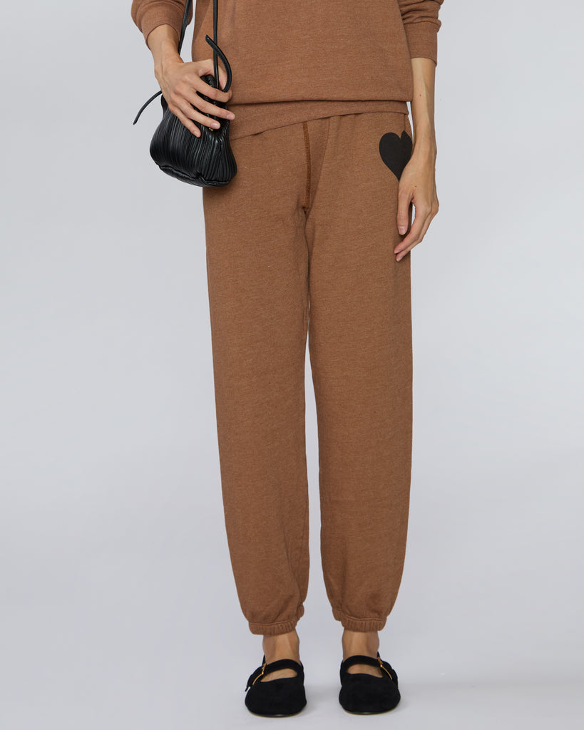 SPRWMN Heart Sweatpants in Ginger