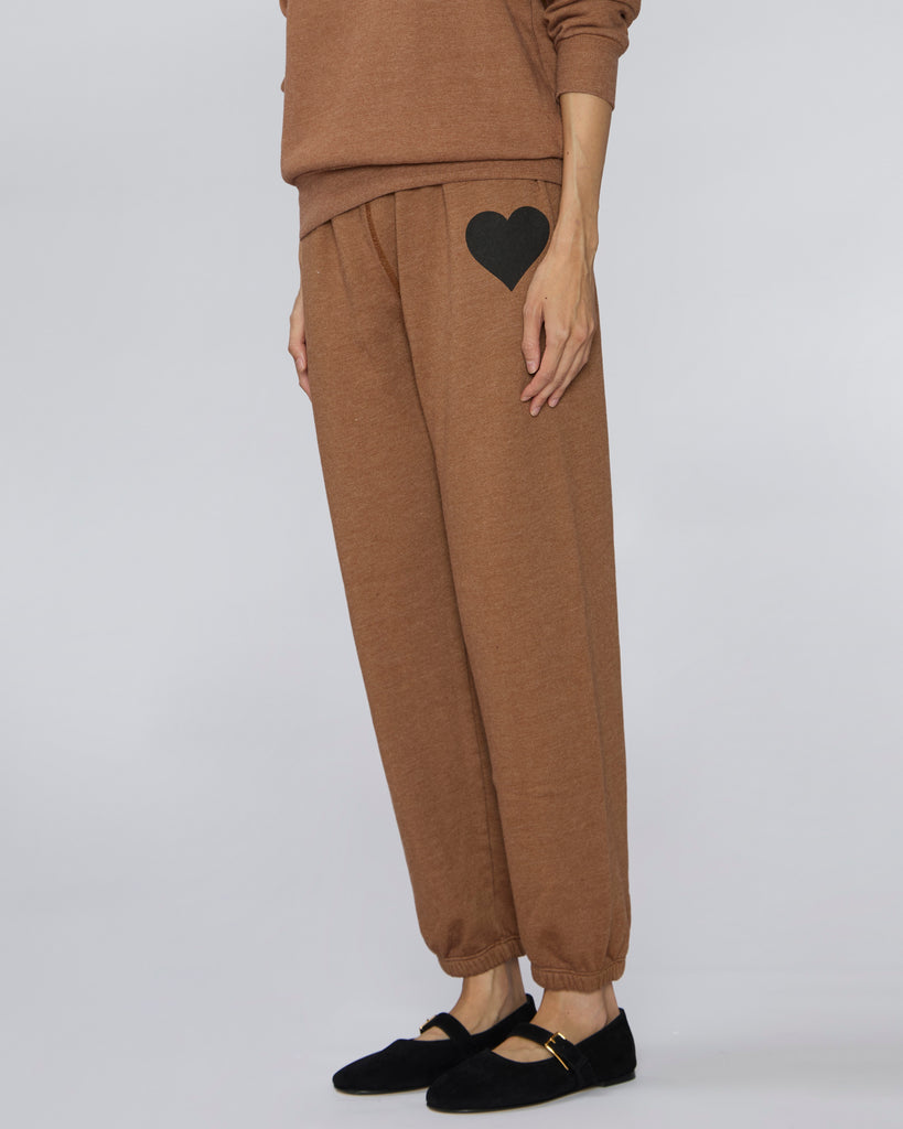 SPRWMN Heart Sweatpants in Ginger