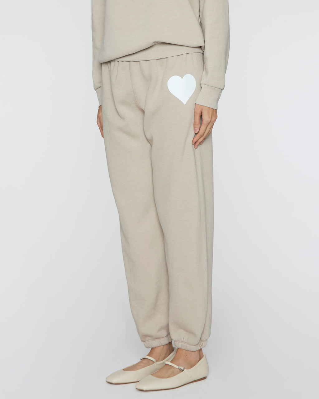SPRWMN Heart Sweatpants in Oat