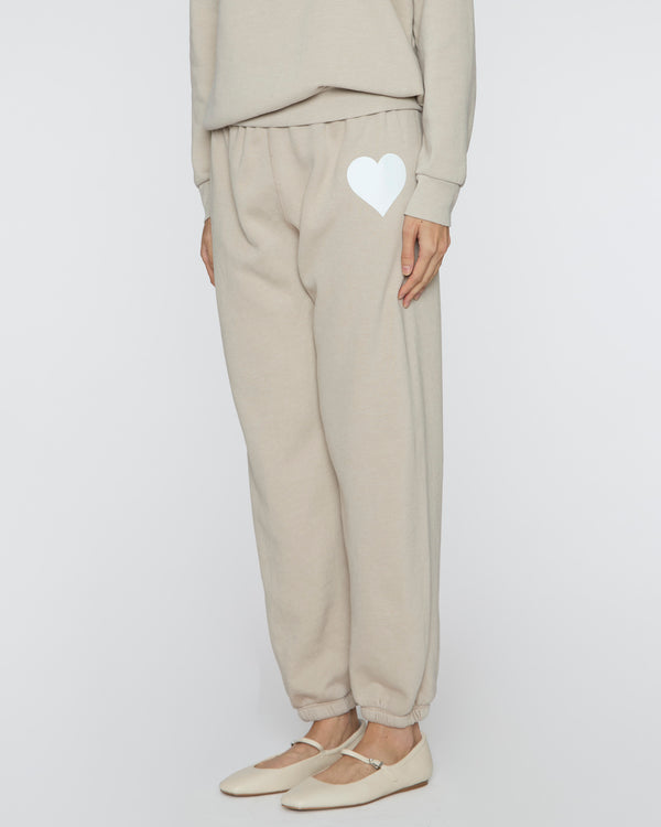 SPRWMN Heart Sweatpants in Oat