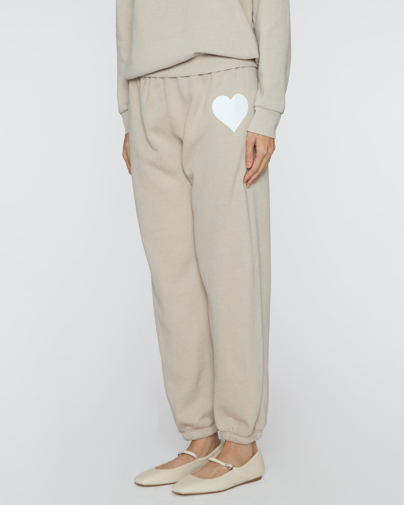 SPRWMN Heart Sweatpants in Oat