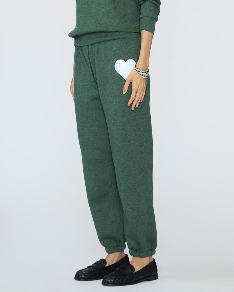 SPRWMN Heart Sweatpants in Sage