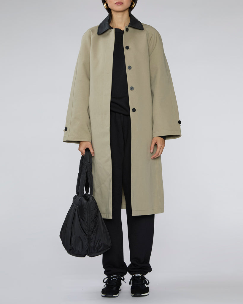 SPRWMN Heart Sweatshirt in Black/Black