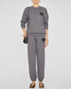 SPRWMN Heart Sweatshirt in Charcoal