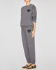 SPRWMN Heart Sweatshirt in Charcoal