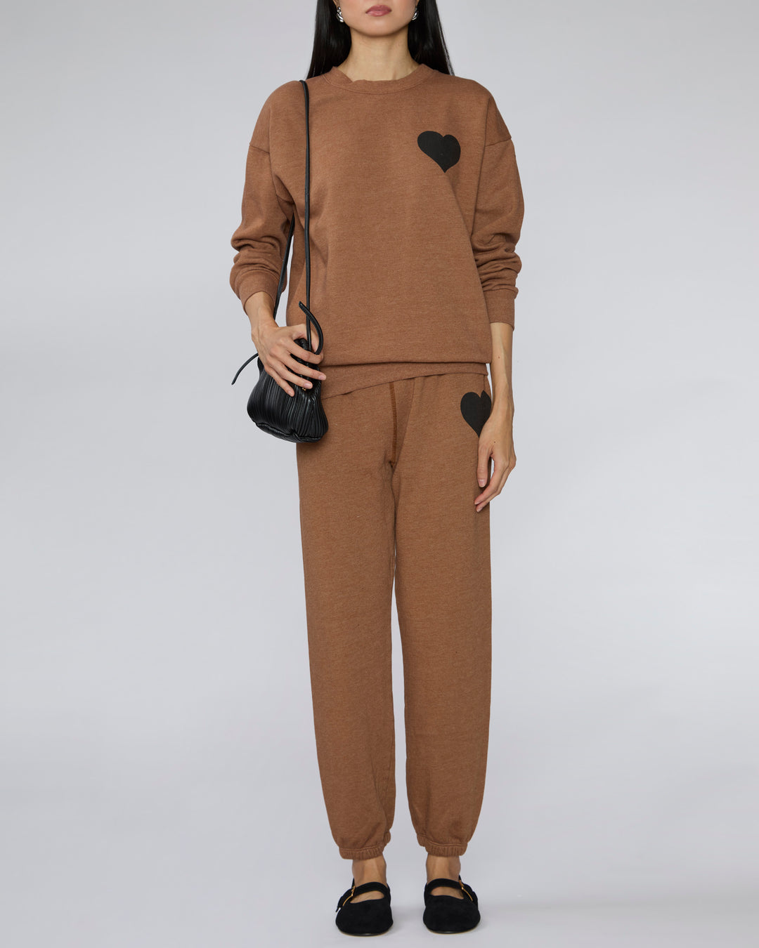 SPRWMN Heart Sweatshirt in Ginger