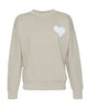 SPRWMN Heart Sweatshirt in Oat