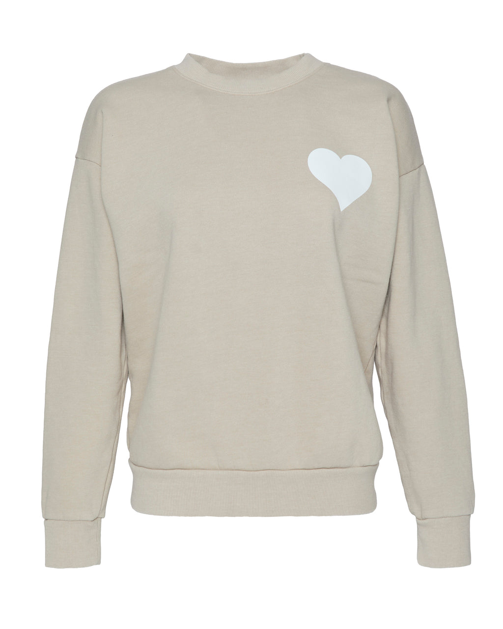 SPRWMN Heart Sweatshirt in Oat