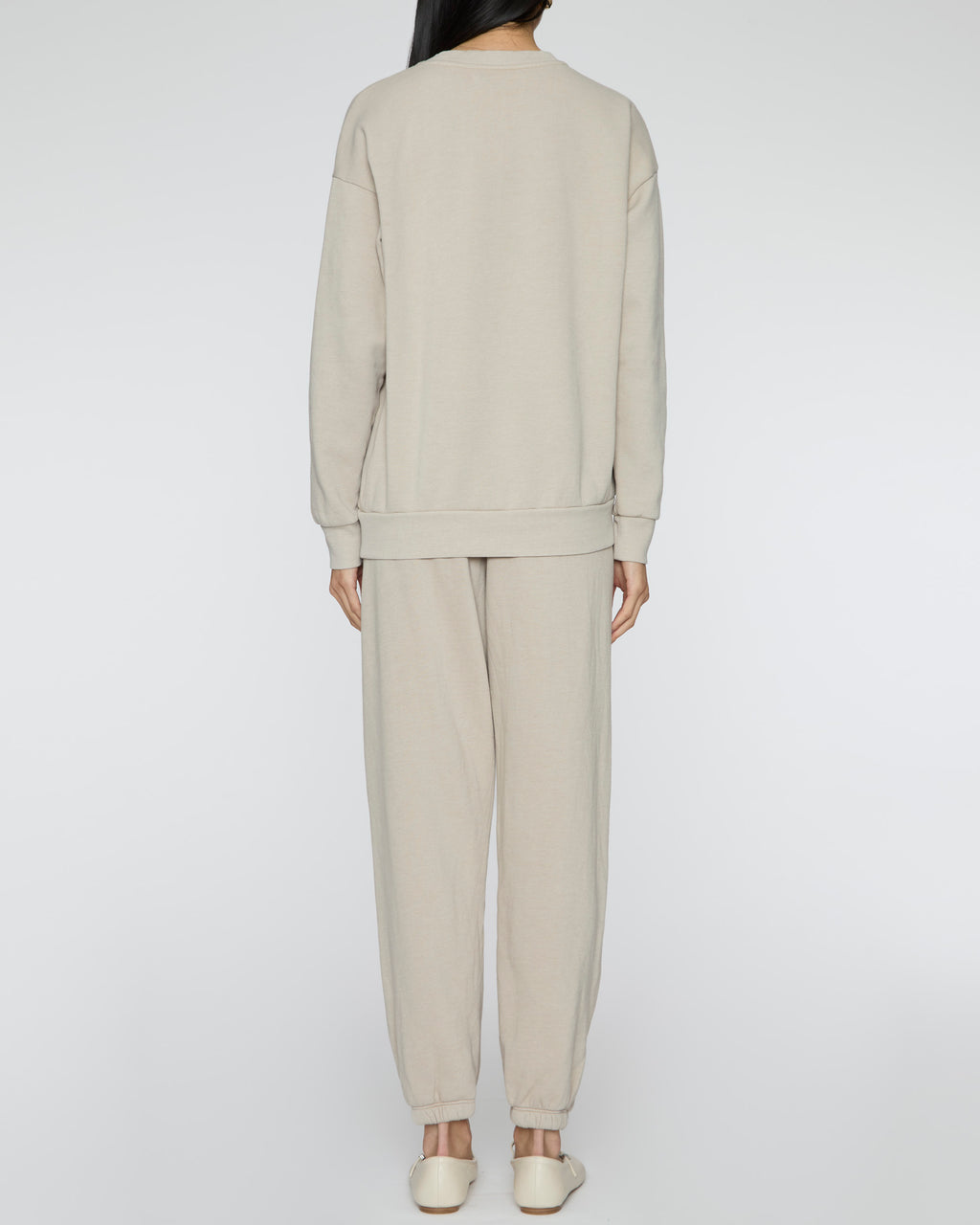 SPRWMN Heart Sweatshirt in Oat