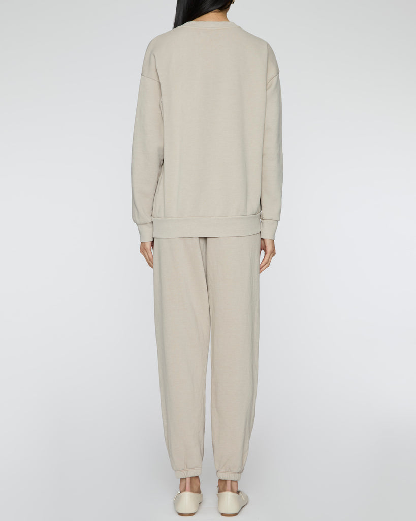 SPRWMN Heart Sweatshirt in Oat