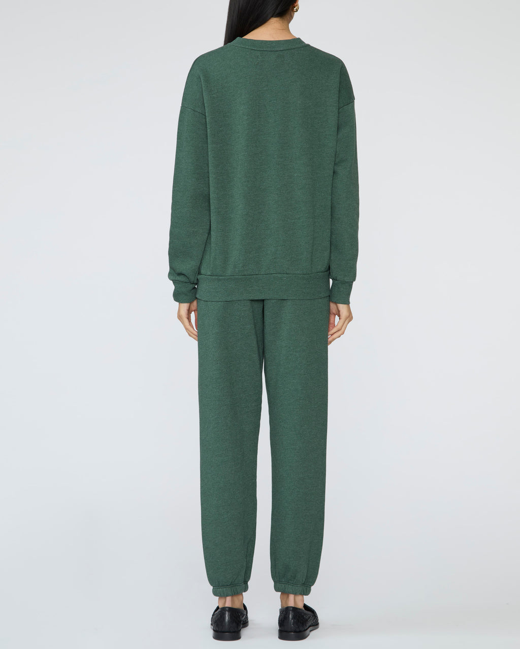 SPRWMN Heart Sweatshirt in Sage