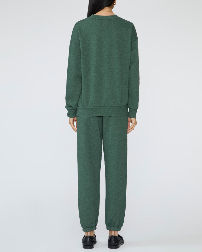 SPRWMN Heart Sweatshirt in Sage