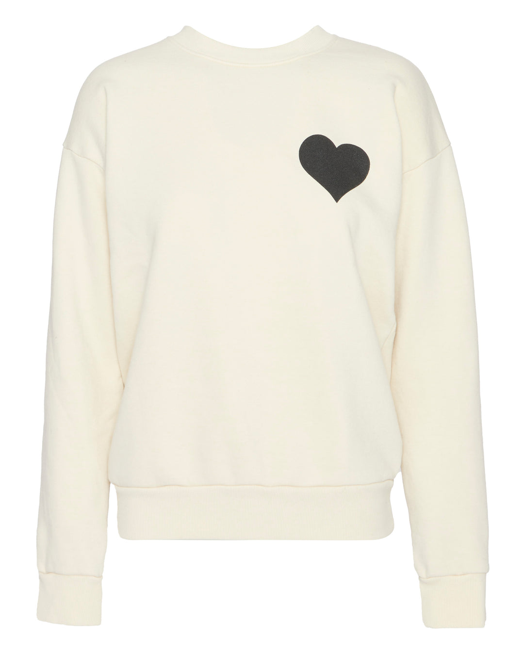 SPRWMN Heart Sweatshirt in Vintage White