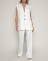 High Rise Wide Leg Trouser