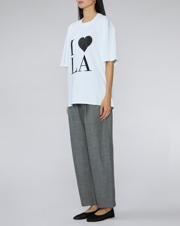 SPRWMN I Love LA Rhinestones Top