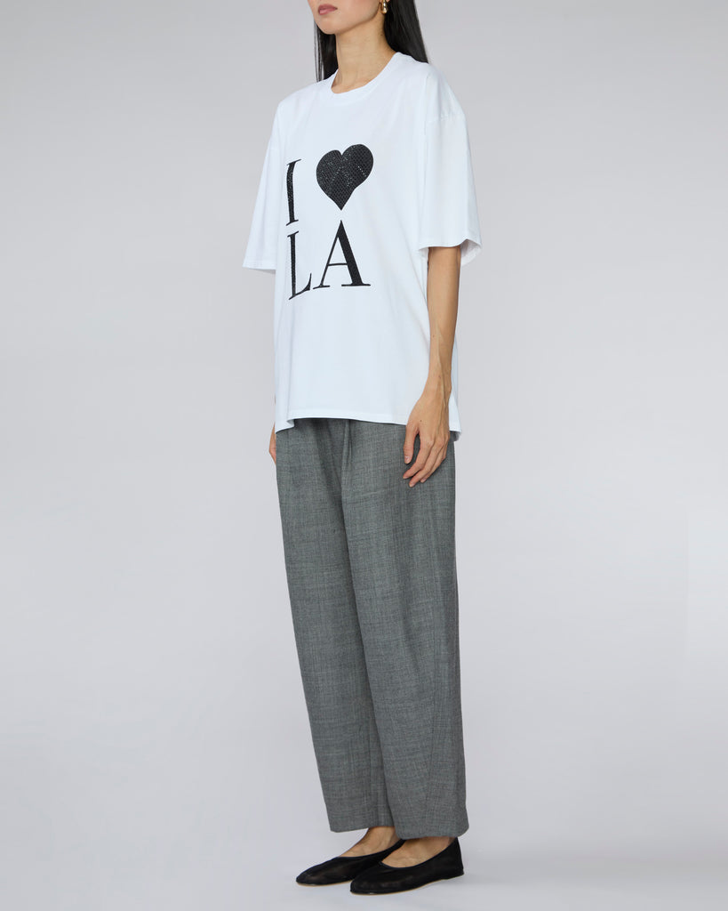 SPRWMN I Love LA Rhinestones Top