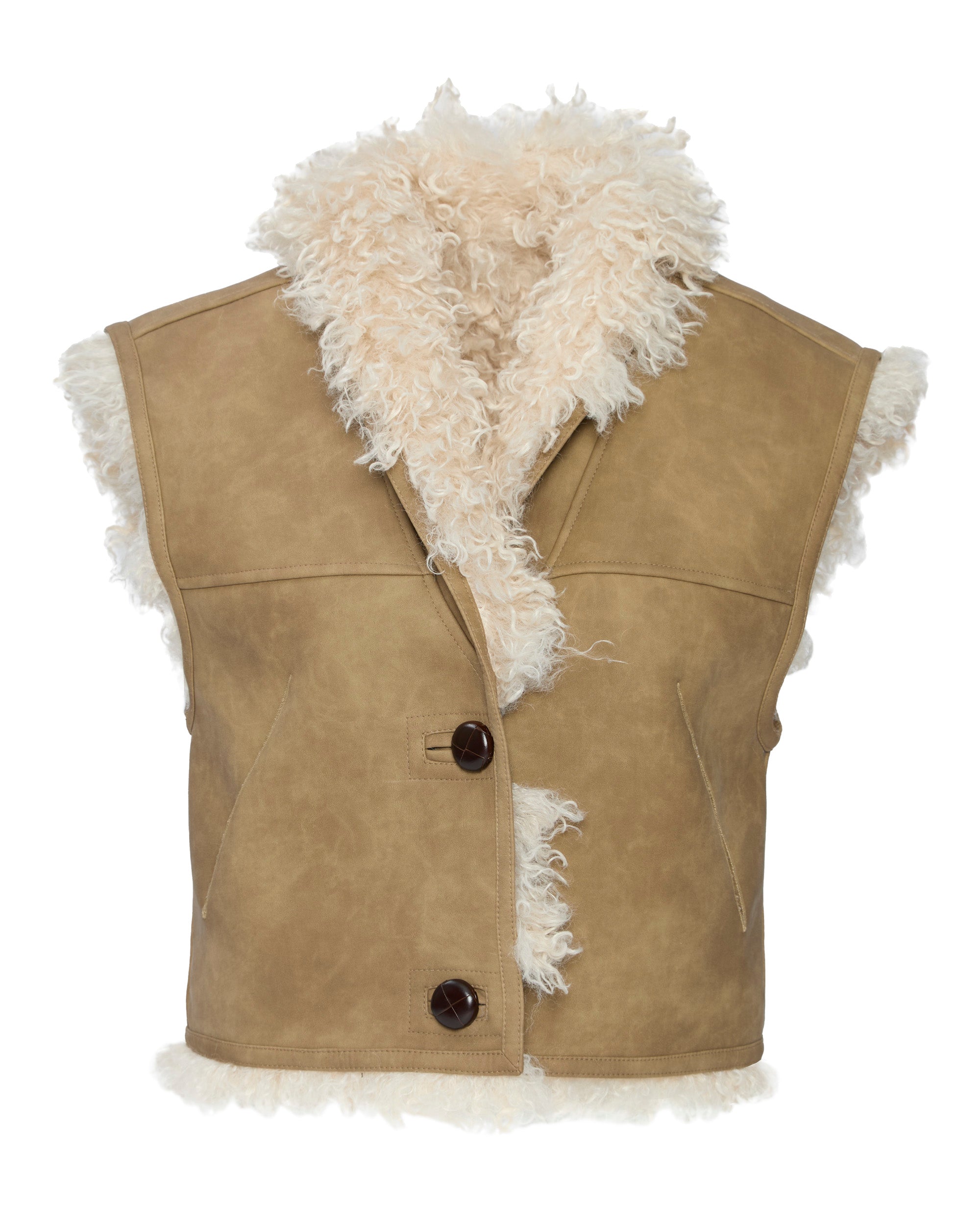 ISABEL MARANT ETOILE Clara Vest in Taupe– Capsule Shop