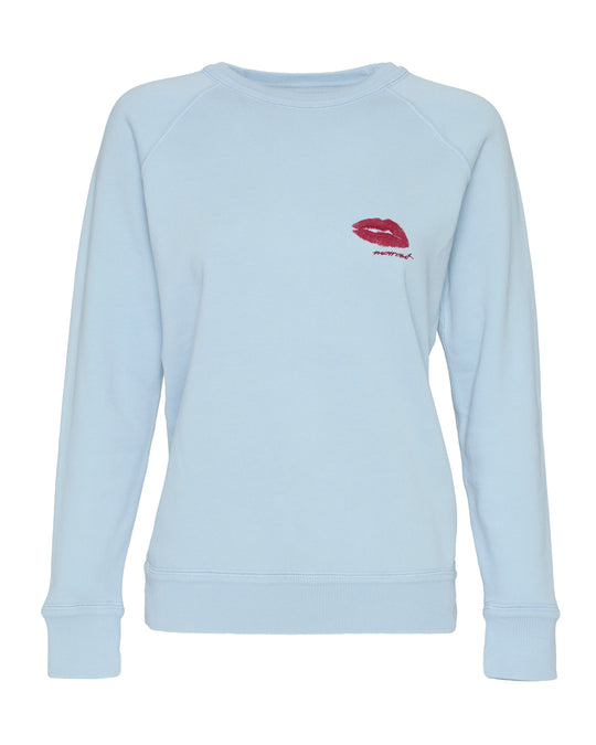 ISABEL MARANT ETOILE Millyny Bisou Sweatshirt in Powder Blue
