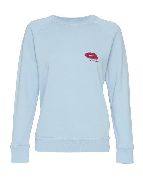 ISABEL MARANT ETOILE Millyny Bisou Sweatshirt in Powder Blue