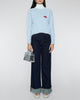 ISABEL MARANT ETOILE Millyny Bisou Sweatshirt in Powder Blue