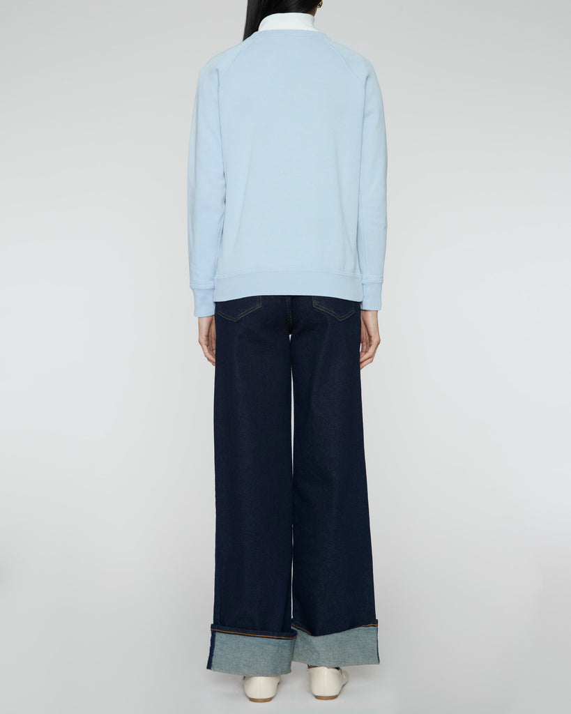 ISABEL MARANT ETOILE Millyny Bisou Sweatshirt in Powder Blue