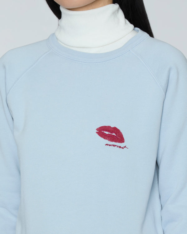 ISABEL MARANT ETOILE Millyny Bisou Sweatshirt in Powder Blue
