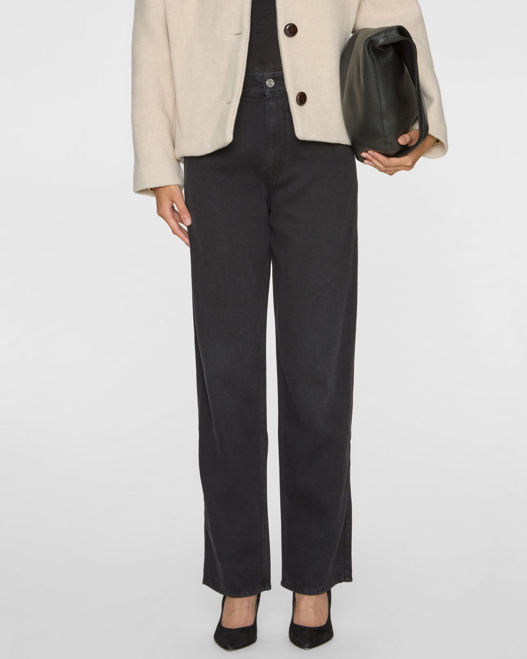 ISABEL MARANT ETOILE Jenny Pants in Faded Black