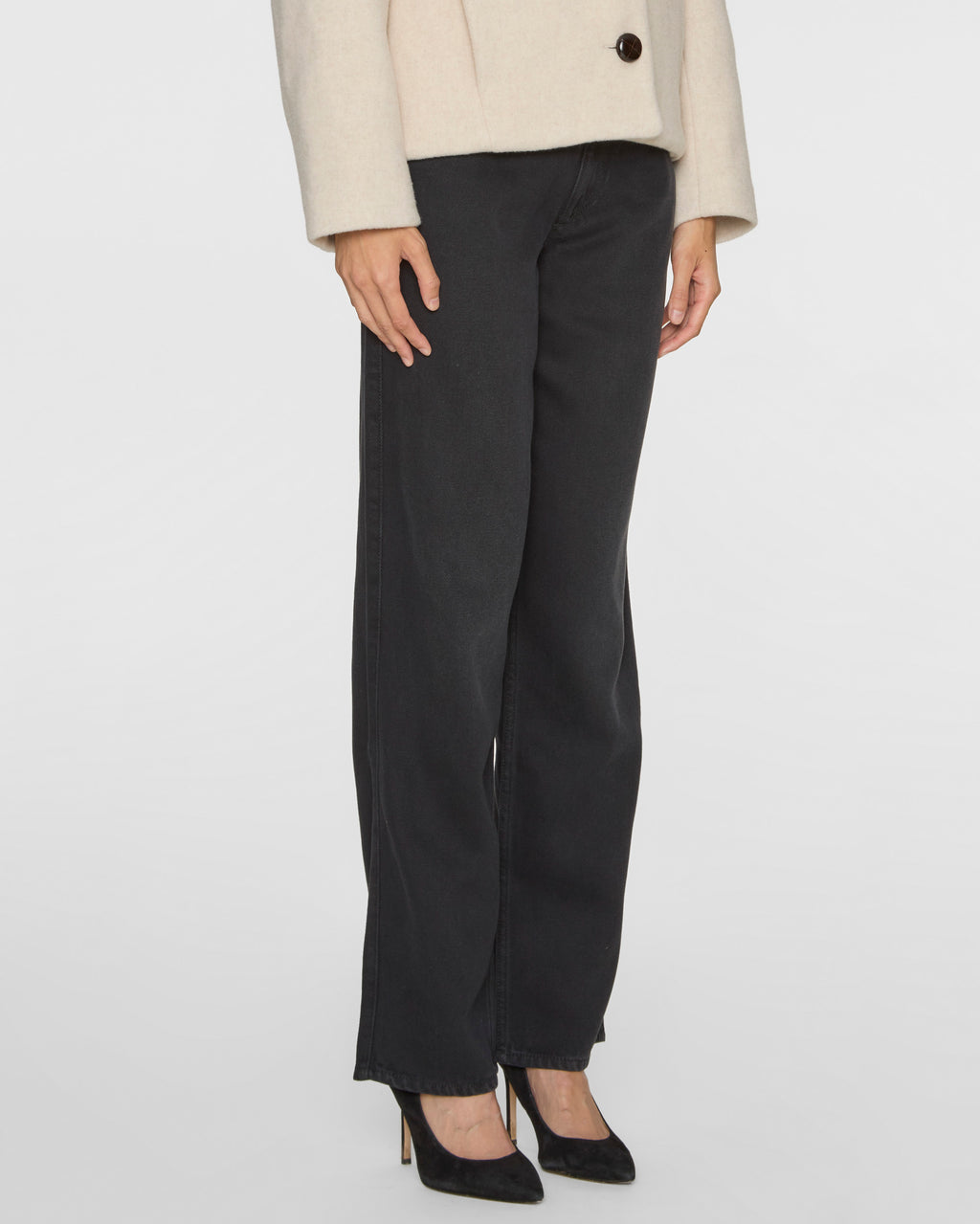 ISABEL MARANT ETOILE Jenny Pants in Faded Black