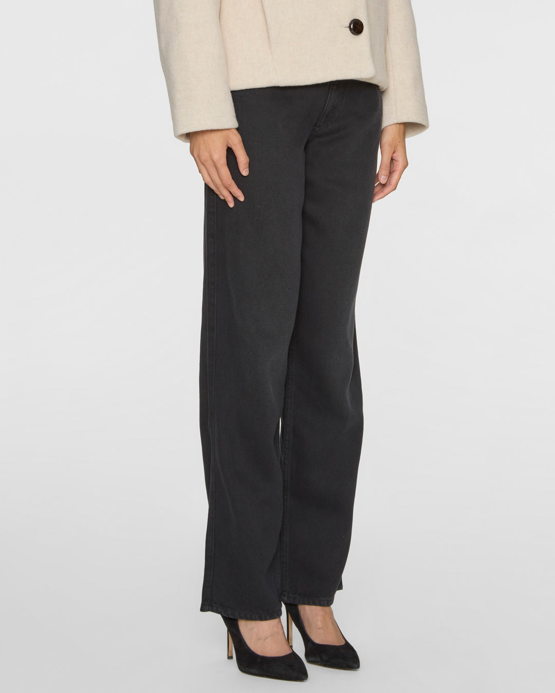 ISABEL MARANT ETOILE Jenny Pants in Faded Black