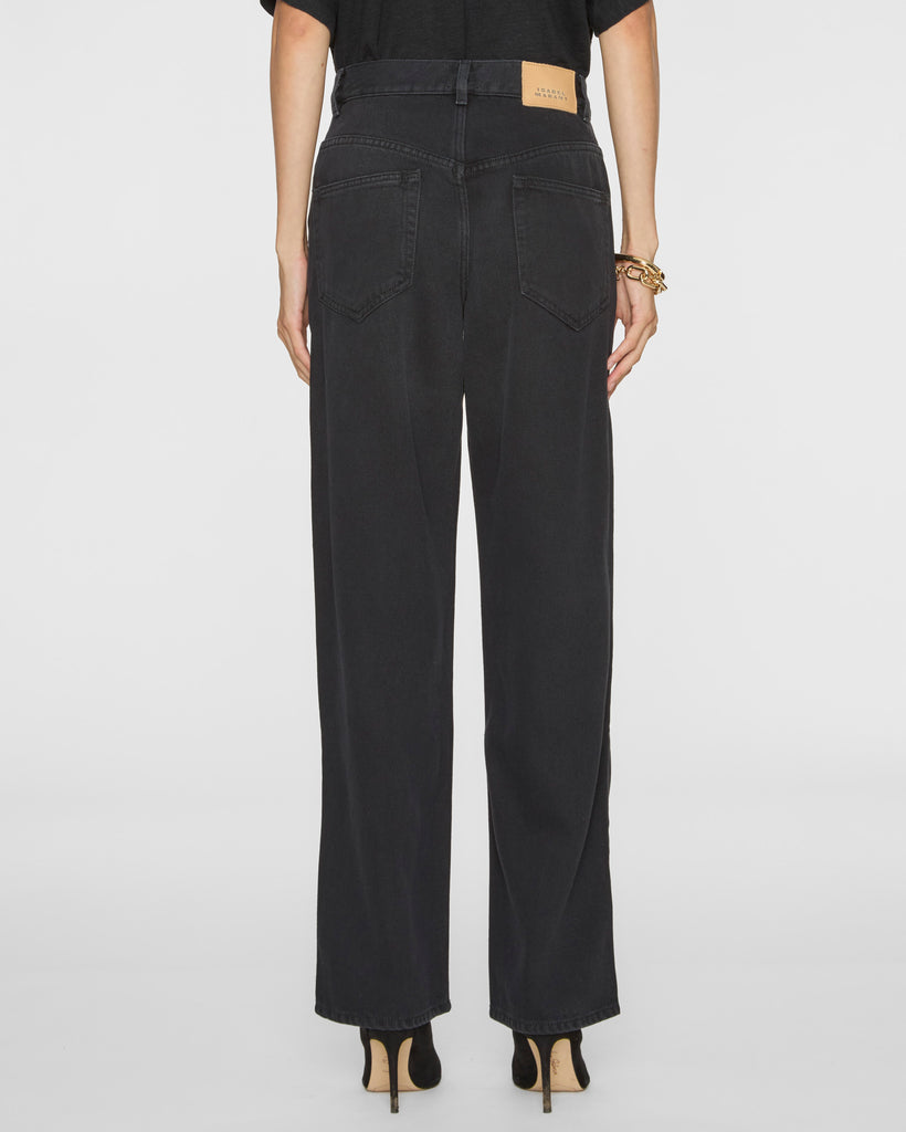 ISABEL MARANT ETOILE Jenny Pants in Faded Black