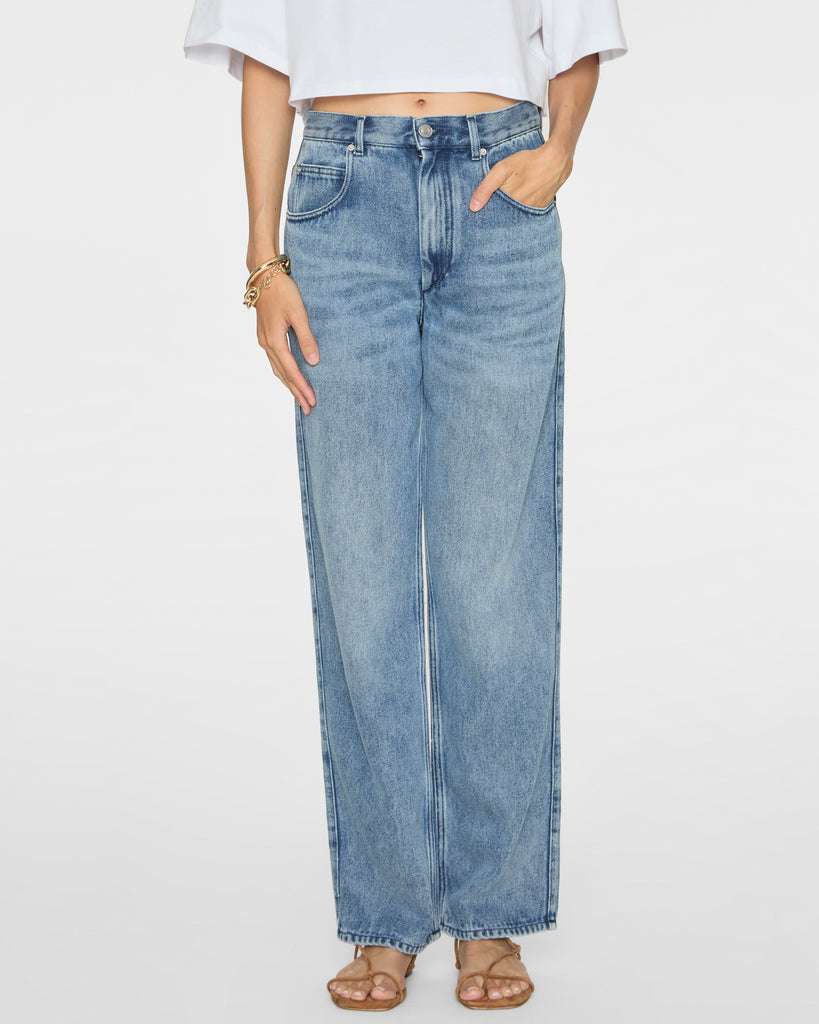 ISABEL MARANT ETOILE Jenny Pants in Light Blue