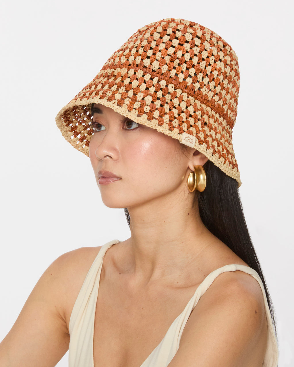 LOEFFLER RANDALL Jocelyn Raffia Bucket Hat