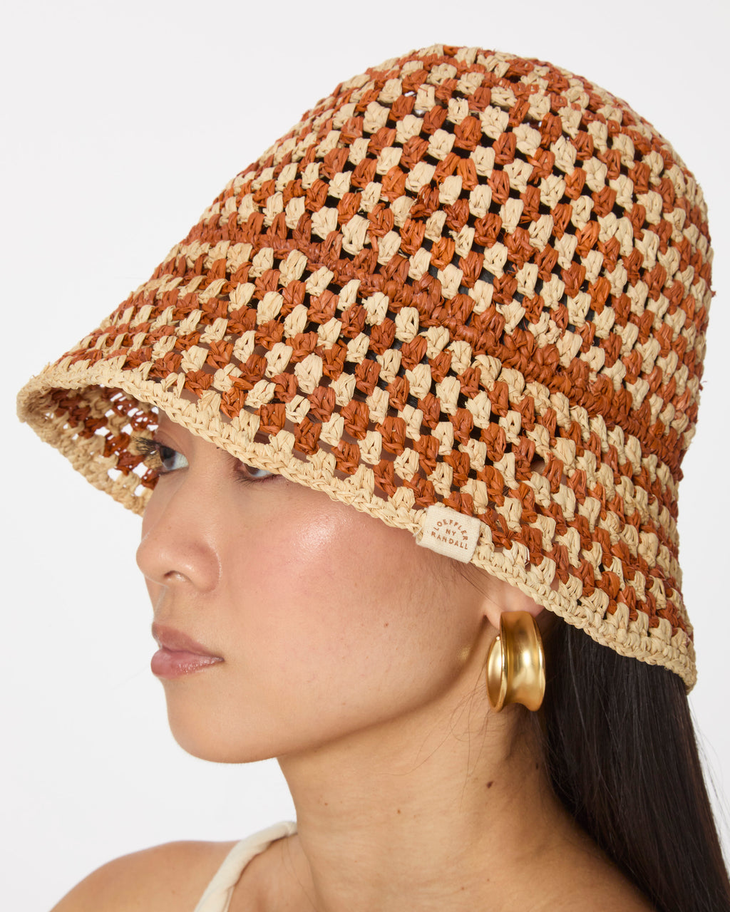 LOEFFLER RANDALL Jocelyn Raffia Bucket Hat